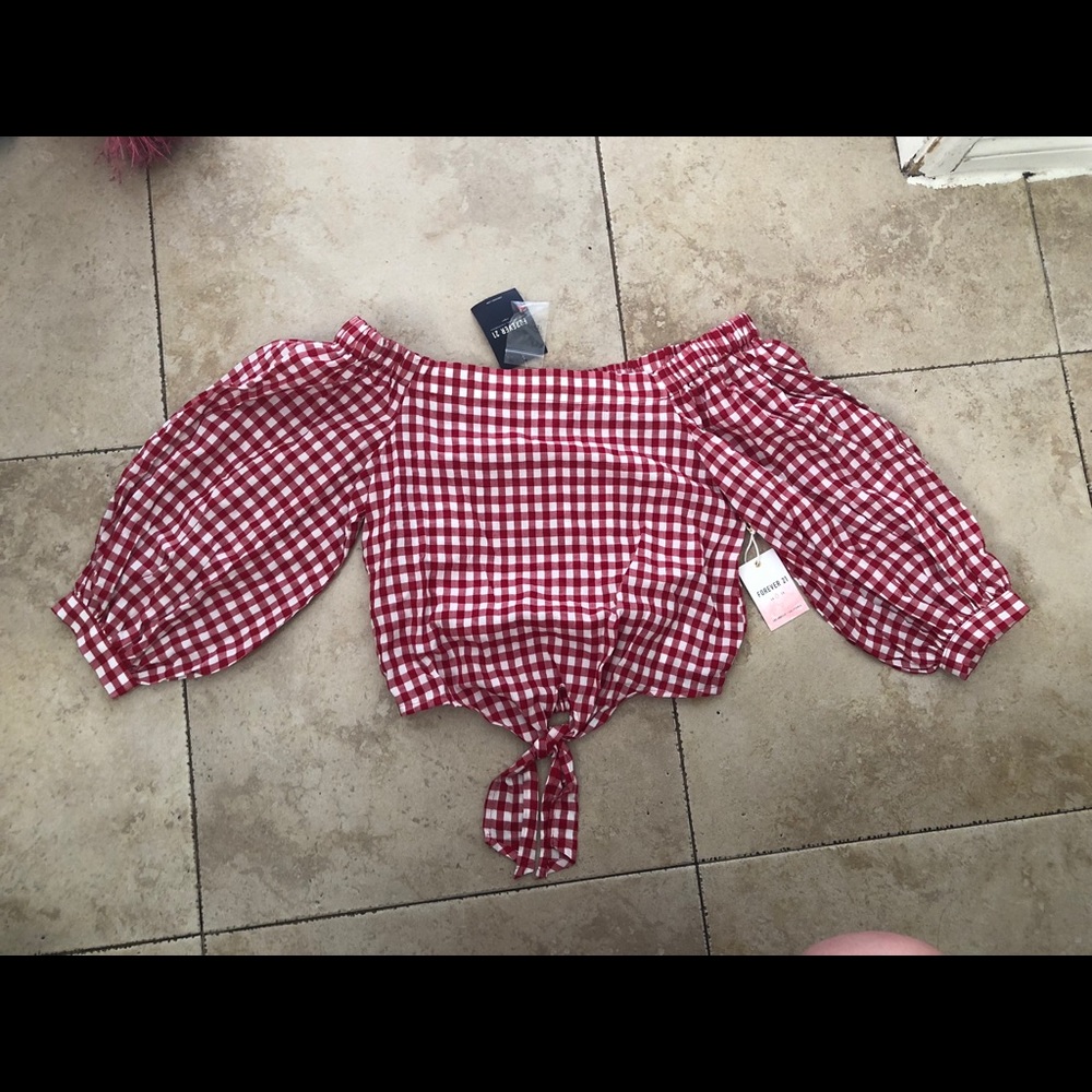 F21 woven top!